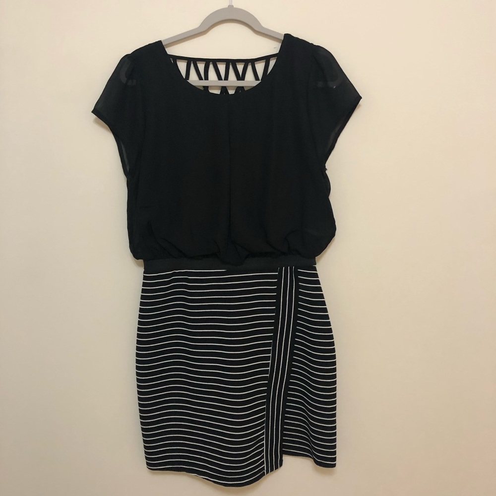 Business casual black dress